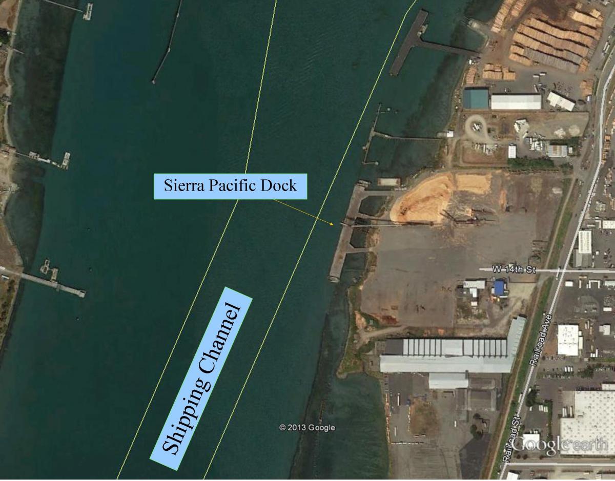 Sierra Pacific Eureka Dock Humboldt Bay Harbor District